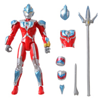 万代BANDAI奥特曼玩具艾克斯欧布赛罗贝利亚戴拿高斯银河维克特利迪迦罗索布鲁软胶人偶怪兽对战套装 银河奥特曼全武装