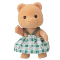 森贝儿家族 女孩过家家玩具 森林动物家族玩偶模型 熊妹妹和电视5143