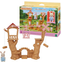 森贝儿家族 探险系列 森林动物家族玩偶 儿童玩具女孩过家家公主娃娃玩具 探险缆车5452