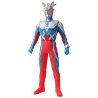 【动漫城】万代（BANDAI）奥特曼模型玩具 大软胶怪兽人偶系列 赛罗艾克斯欧布迪迦奥特曼 赛罗奥特曼约23cm