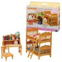 森贝儿家族 女孩过家家玩具 森林动物家族玩偶模型 儿童房间套5338