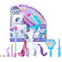 孩之宝 小马宝莉 人物玩偶 女孩玩具 紫悦云宝碧琪太阳公主珍奇 扮靓时尚小马人物珍奇