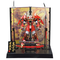[动漫城]万代(BANDAI)高达模型MG 1/100 拼装敢达模型 儿童玩具 真武者顽驮无战国之阵豪华装备