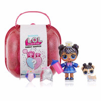 MGA正版 lol惊喜拆拆球娃娃 惊喜蛋盲盒女孩玩具 奇趣蛋 泡泡球套装-红