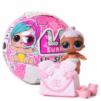 MGA正版 lol惊喜拆拆球娃娃 惊喜蛋盲盒女孩玩具 奇趣蛋 4代妹妹娃娃第二波(单个装小号)