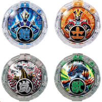 [动漫城]万代(BANDAI) 罗布回旋闪光 罗索布鲁奥特曼变身器 罗布水晶头镖玩具 罗布水晶套装03
