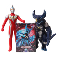 万代 超决战对装奥特曼 决战怪兽 奥特曼与怪兽 赛罗捷德迪迦奥特曼 48麦克斯VS哥莫拉