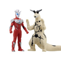 万代 超决战对装奥特曼 决战怪兽 奥特曼与怪兽 赛罗捷德迪迦奥特曼 02捷德刚燃形态vs艾雷王