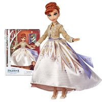 孩之宝 冰雪奇缘2 女孩玩具模型玩偶儿童玩具生日 冰雪奇缘2豪华时尚系列安娜E6845