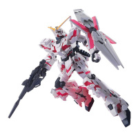 [动漫城]万代(BANDAI)HG UC系列 1/144高达 敢达拼装模型儿童玩具 独角兽毁灭模式