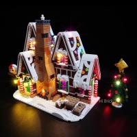 HiBrick灯饰 冬季圣诞姜饼屋 适用乐高10267积木 LED灯光灯具配灯 请注意：仅售灯饰，不含积木