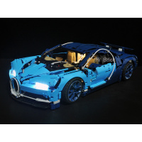 HiBrick灯饰 布加迪奇龙 适用乐高42083赛车积木 LED灯光灯具 42083基础版(仅售灯饰不含积木)