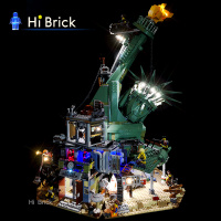 HiBrick灯饰 末日城堡 适用乐高70840 坍塌自由女神像LED灯光灯具 70840灯饰(仅售灯饰不含积木)
