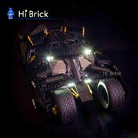 HiBrick灯饰 蝙蝠侠战车诺兰版 适用乐高76023 LED灯光灯具配灯 76023灯饰(仅售灯饰不含积木)