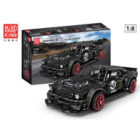 宇星13056科技系列林宝坚尼XYen遥控车模男孩拼插装积木玩具 13108野马遥控版