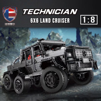 深圳雷尔J901白色/黑色科技机械组奔驰大G63越野车拼装积木男孩 G63雷尔J901(黑色)