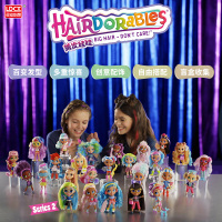 灵动创想Hairdorables美发娃娃四代二代三代一代惊喜盲盒女孩玩具