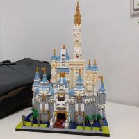 微钻石小颗粒积木迪士尼乐园城堡拼装玩具建筑兼容乐高成年高难度 迪士尼乐园[4708颗粒]