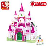 兼容乐高 邦宝积木 女孩子拼装积木玩具别墅房子公主城堡 梦幻城堡