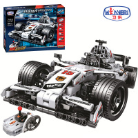 兼容乐高积木小玩具拼装电动科技系列遥控赛车汽车男孩子机械组装 遥控赛车[729颗粒]