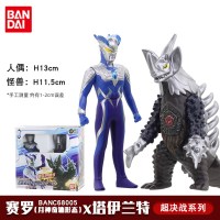 万代奥特曼玩具套装超决战怪兽软胶可动人偶捷德赛罗迪迦加贝利亚 [05]赛罗月神奇迹型&塔伊兰特