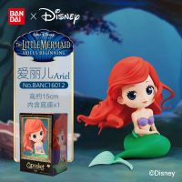 万代迪士尼公主盲盒手办公仔摆件qposket冰雪奇缘艾莎安娜爱丽儿 [美人鱼]爱丽儿普通色16012 官方授权正品保证