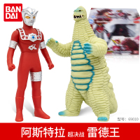 万代欧布奥特曼决战软胶罗索布鲁麦克斯维克特利泰罗人偶怪兽套装 阿斯特拉超决战-雷德王
