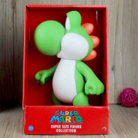 大号超级玛丽公仔摆件玩具马里路易基兄弟绿龙耀西可动玩偶模型 [大号盒装绿龙] [!!当天发货]