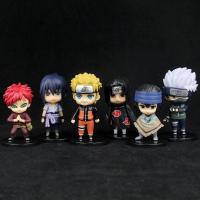 火影忍者手办卡卡西鸣人宇智波鼬佐助波风水小樱我爱罗摆件模型 [袋装]一代火影忍者公仔全六款 [!!当天发货]