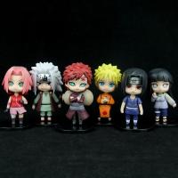 火影忍者手办卡卡西鸣人宇智波鼬佐助波风水小樱我爱罗摆件模型 【袋装】二代火影忍者公仔全六款 【！！当天发货】