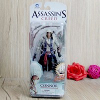 麦克法兰 刺客信条4黑旗 爱德华肯维 康纳 6寸可动人偶手办模型 [带帽康纳] [!!当天发货]
