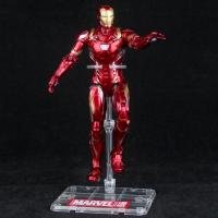 正版 漫威复仇联盟4 雷神惊奇队长手办模型可动换头人偶玩具 漫威【钢铁侠（底座支架）】 【！！当天发货】
