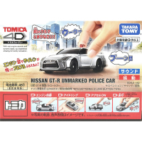TOMY/多美卡合金小汽车赛车模型男玩具警车声效振感尼桑GT-R跑车