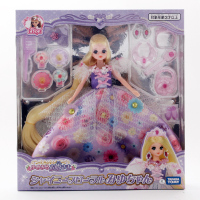 TOMY多美Licca莉卡洋娃娃闪亮花花公主女孩玩发过家家玩具