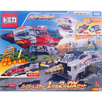 日本TOMY多美卡超级救援DX套组男孩消防救援场景玩具车144236