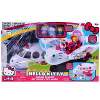 正品凯蒂猫直升飞机快餐车救援车人偶女孩过家家玩具模型 [凯蒂猫(大客机)] [!!当天发货]