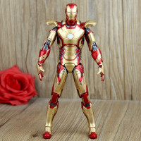 复仇者联盟绿巨人爱国者蜘蛛钢铁侠3公仔模型 多关节可动人偶玩具 [盒装]MK42钢铁侠 [!!当天发货]