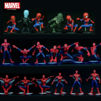 复仇者联盟4 超凡蜘蛛侠玩具公仔 英雄归来手办模型蛋糕装饰摆件 [一二三代]蜘蛛侠公仔全19款 [!!当天发货]