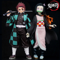 鬼灭之刃 灶炭治郎 灶祢豆子 嘴平伊之助 我妻善逸手办模型 [鬼灭之刃(款式留言任意2款)] [!!当天发货]