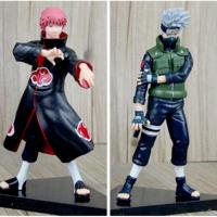 火影忍者手办模型 佩恩卡卡西 宇智波鼬 佐助 迪达拉蝎晓组织公仔 黑底[卡卡西+蝎] [!!当天发货]