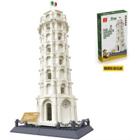 北京天安泰姬陵建筑积木高难度拼图成年拼装玩具大人legao城堡 5214意大利比萨斜塔