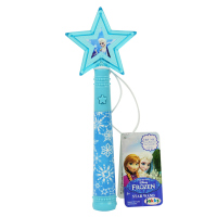 迪士尼魔法棒冰雪奇缘2艾莎公主音乐儿童仙女爱莎发光仙女棒玩具 艾莎魔法棒84388(蓝色)