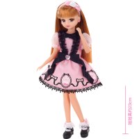 日本娃娃TOMY多美女孩过家家换衣服玩头发玩具Licca莉卡丽佳 经典莉卡娃娃886259 娃娃高度约23cm/小款除外