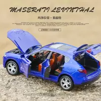 彩珀玛莎拉蒂levante莱万特模型真车汽车模型仿真摆件合金玩具车