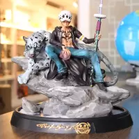 海贼王/航海七武海特拉法尔加罗雪豹可发光场景模型手办摆件像