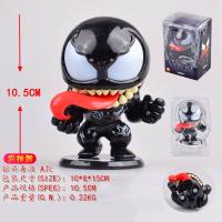 漫威宇宙毒液致命守护者毒液ABC款蜘蛛侠摇头Q版盒装模型手办摆件 摇头A款毒液 产品高度:约10.5cm