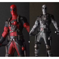 CRAZY TOYS 漫威 X战警 12寸死侍 红色 白色 2款可 盒装手办模型 灰死侍 30cm
