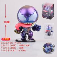 漫威宇宙毒液致命守护者毒液ABC款蜘蛛侠摇头Q版盒装模型手办摆件 摇头C款毒液 产品高度:约10.5cm