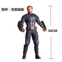 漫威真人版复仇者联盟1:6钢铁侠mk50静态手办模型摆件配真人头 胡子美队 关注收藏推荐