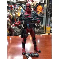 NECA漫威反英雄死侍Deadpool小贱贱7寸可动关节人偶模型手办摆件 死侍可关节 高度约:19厘米